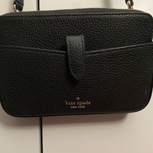 Kate Spade Crossbody Black Leather Purse